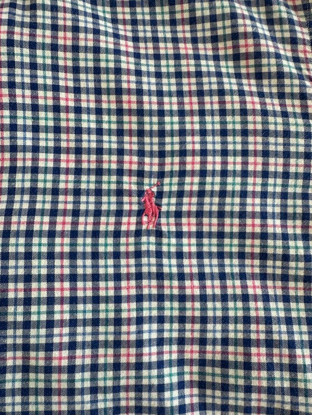 Ralph Lauren Mens Size L Long Sleeve Button Down Shirt Multi Plaid Cotton